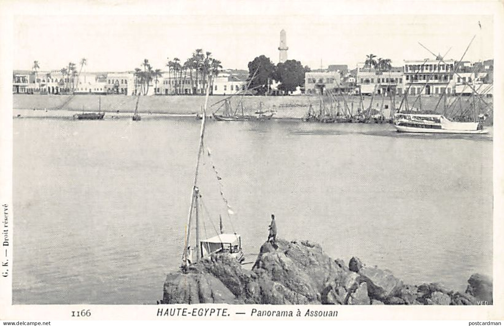 Egypt - ASWAN - Panorama - Publ. G. K. 1166