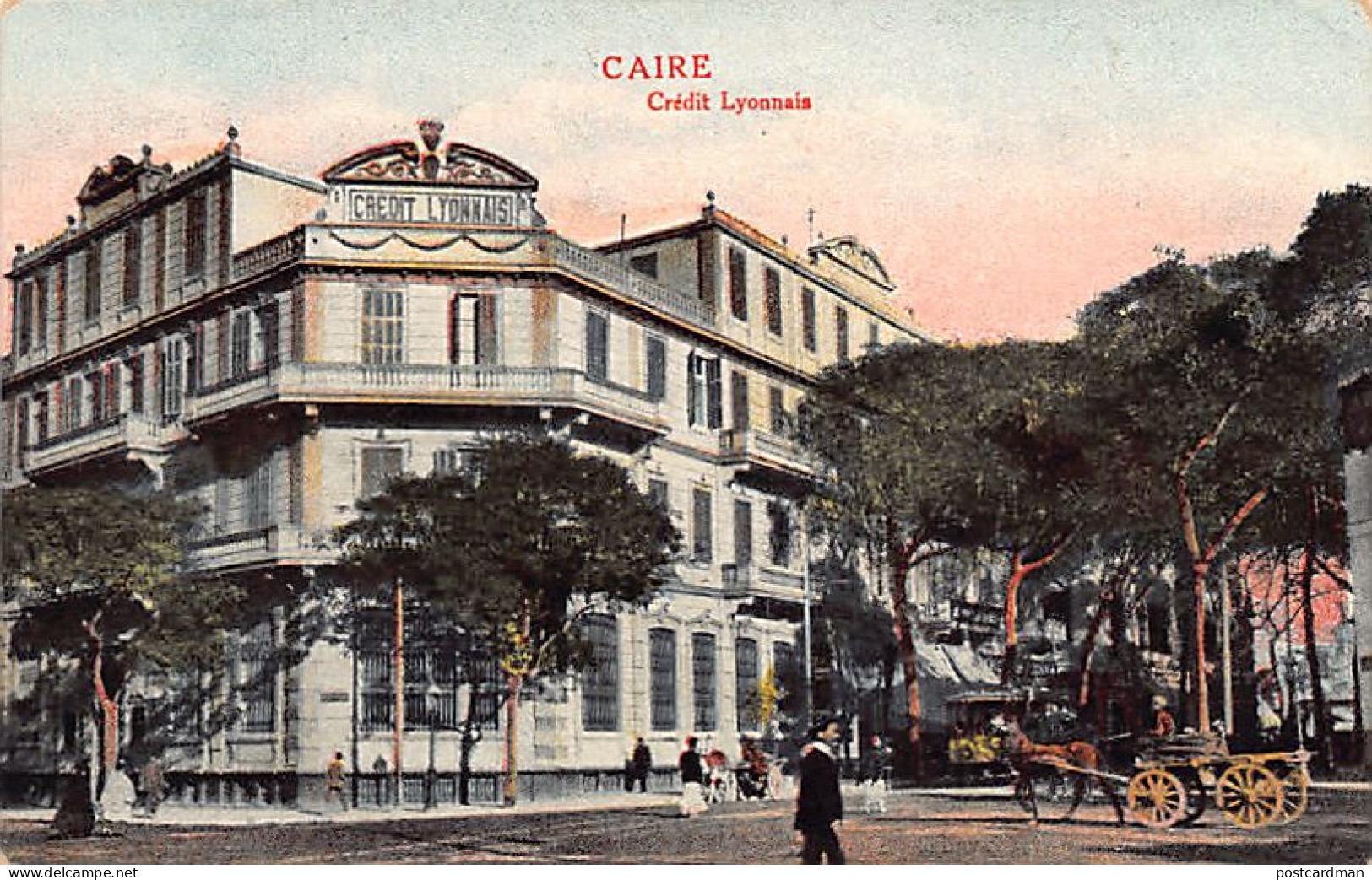 Egypt - CAIRO - Crédit Lyonnais - French bank - Publ. The Cairo Postcard Trust