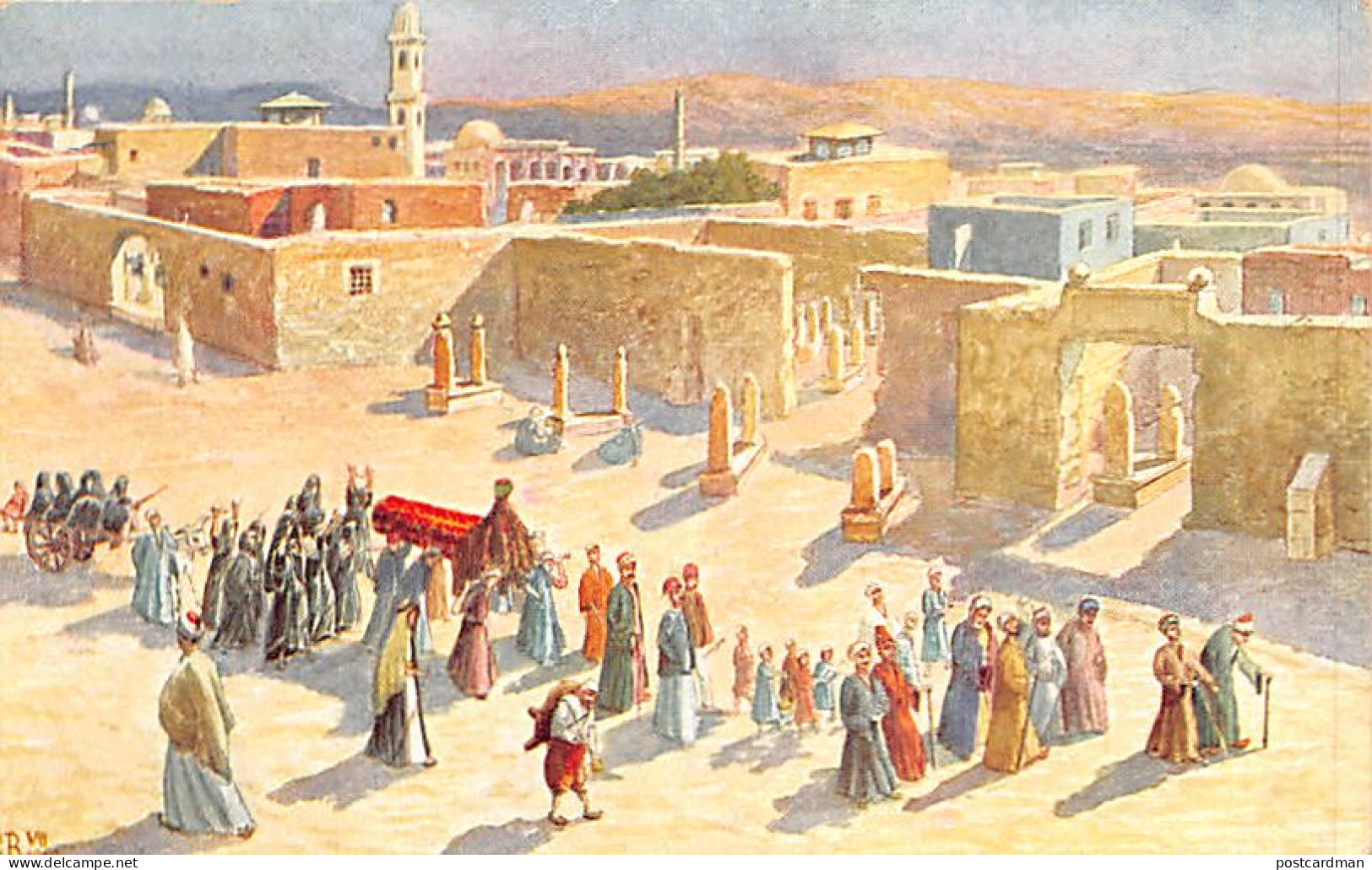 Egypt - CAIRO - Funeral - Publ. The Cairo Postcard Trust Series I - 6