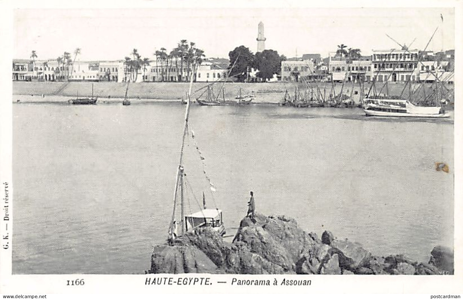 Egypt - Landscape in Aswan - Publ. G.K. 1166