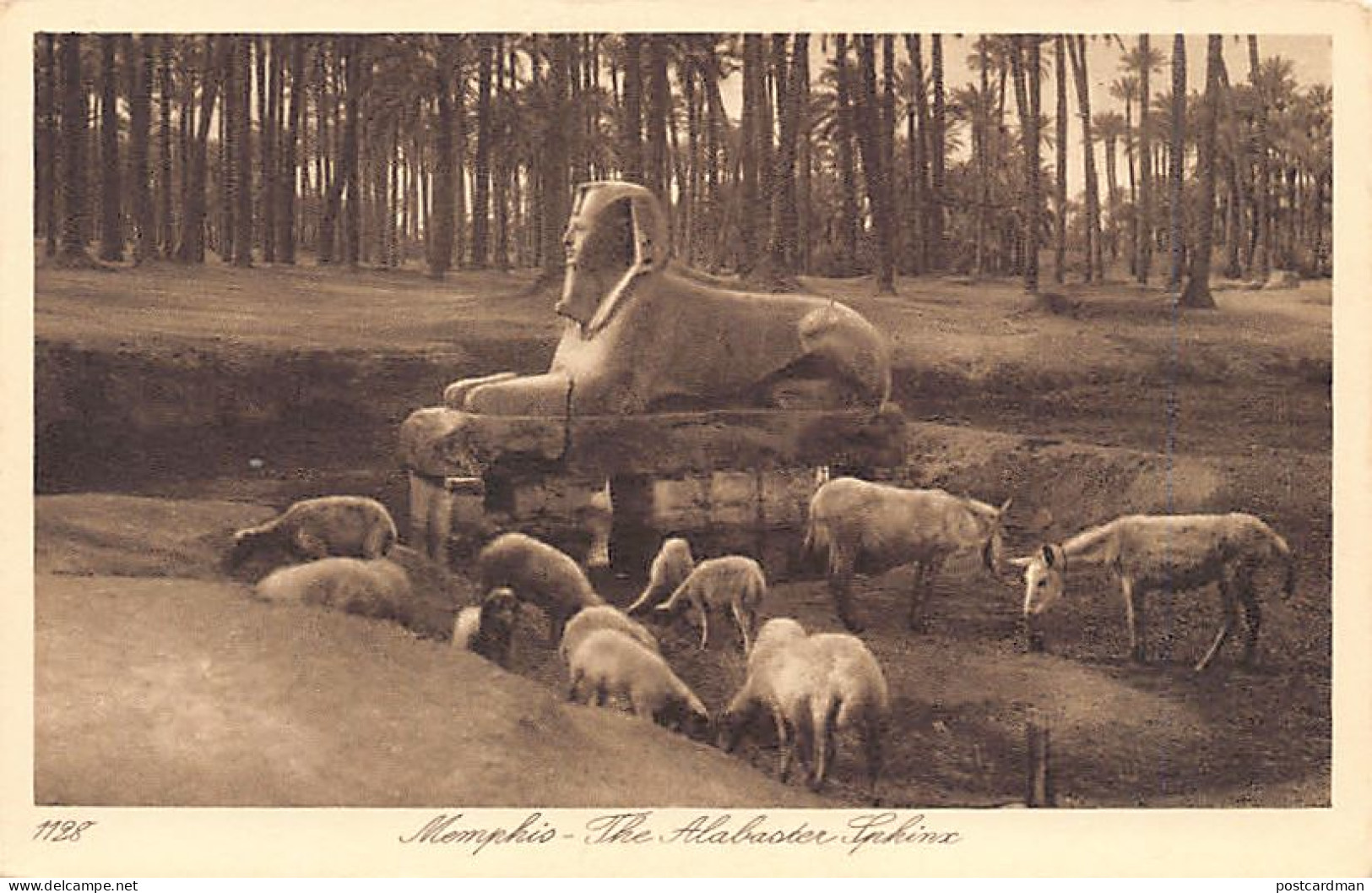 Egypt - MEMPHIS - The alabaster sphynx - Publ. Lehnert & Landrock 1128