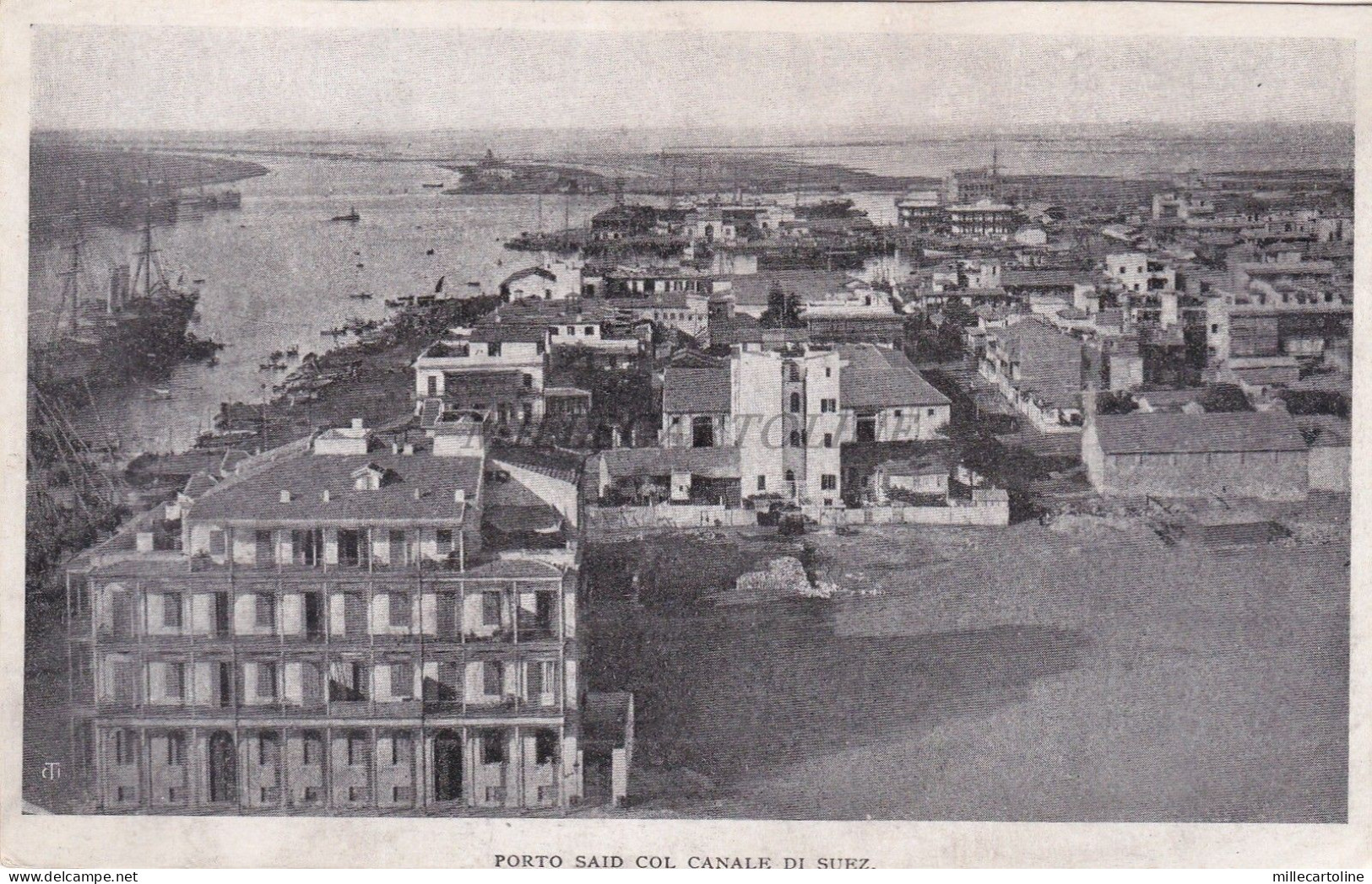 EGYPT - Port Said - Port Said and the Suez Canal - Printed in Italy