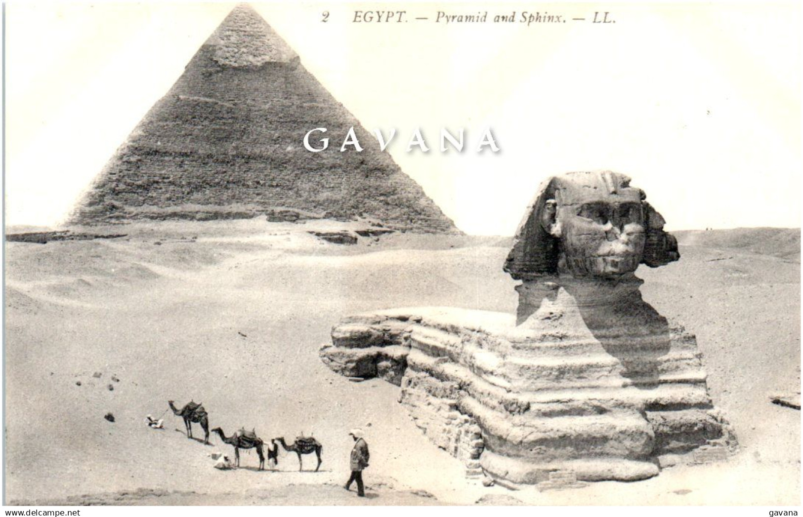 EGYPT - Pyramid and sphinx