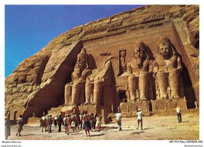 APCP12-0756-EGYPTE - ABU-SIMBEL - General view of the temple abu-simbel
