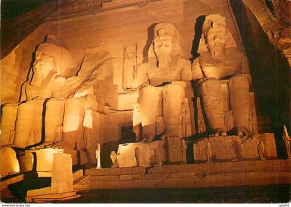 CPM Abu Simbel Temple illuminated by night
