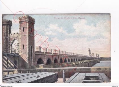 Caïro - Barrage du Nil près du Caire - postkaart