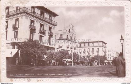 EGYPT - Cairo, Modern Cairo, Hotel Continental, Embossed Postcard