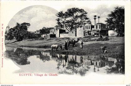 CPA GIZEH Village de Ghiseh EGYPT (1324684)