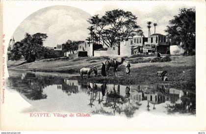 CPA GIZEH Village de Ghiseh EGYPT (1324691)