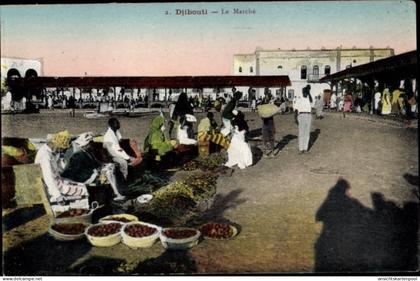 CPA Dschibuti Dschibuti, Le Marche