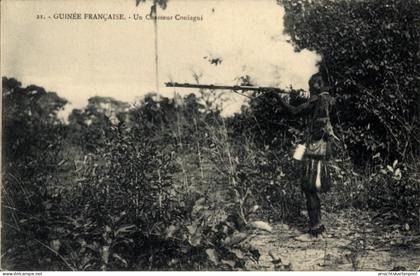 CPA Französisch Guinea, Coniagui Jäger