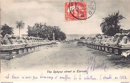 Egypt - KARNAK - The Sphynx street - Publ. Lichtenstern & Harari 243