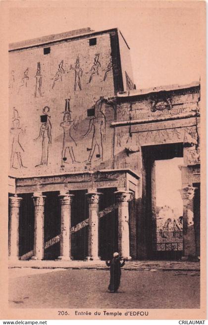 EGYPTE EDFOU TEMPLE D EDFOU
