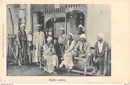 EGYPTE - PERSONNES - CAFE ARABE