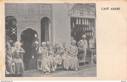 EGYPTE - PERSONNES - CAFE ARABE