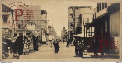 EGIPTO. EGYPTE. EGYPT. RPPC. PORT SAID. RUE DE VILLAGE ARABE. 15X7CM FOTOGRAFICA.