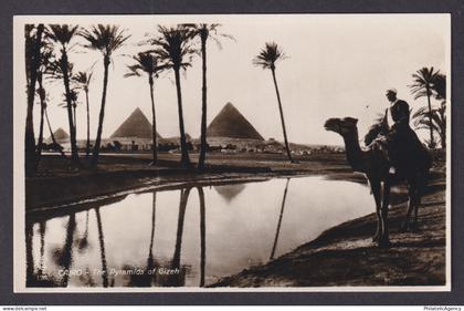 Vintage postcard EGYPT Cairo Pyramids of Gizeh
