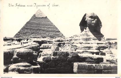 EGYPTE - SPHINX - THE SPHINX AND PYRAMIDS