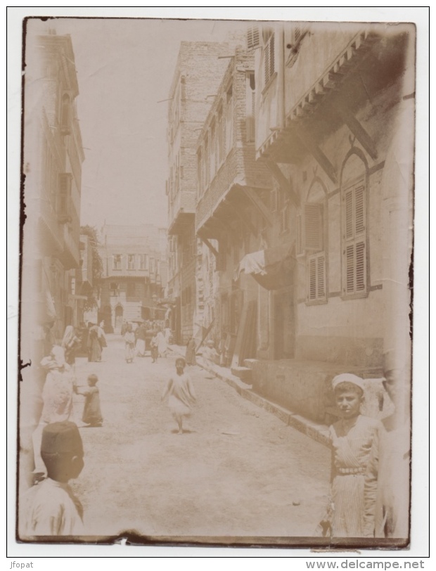 EGYPTE - ALEXANDRIE Photo ancienne (23,8cm x 17,8cm)