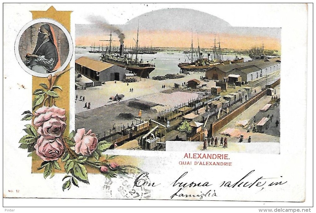 EGYPTE - ALEXANDRIE - Quai d'Alexandrie