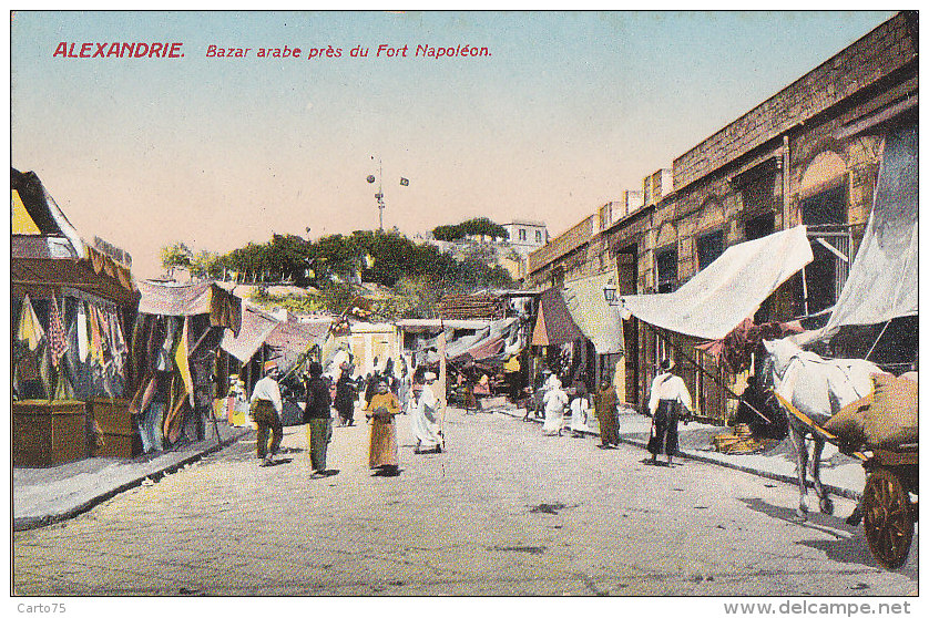 Egypte - Alexandrie - Souk Bazar Marché
