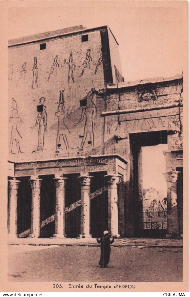 EGYPTE EDFOU TEMPLE D EDFOU