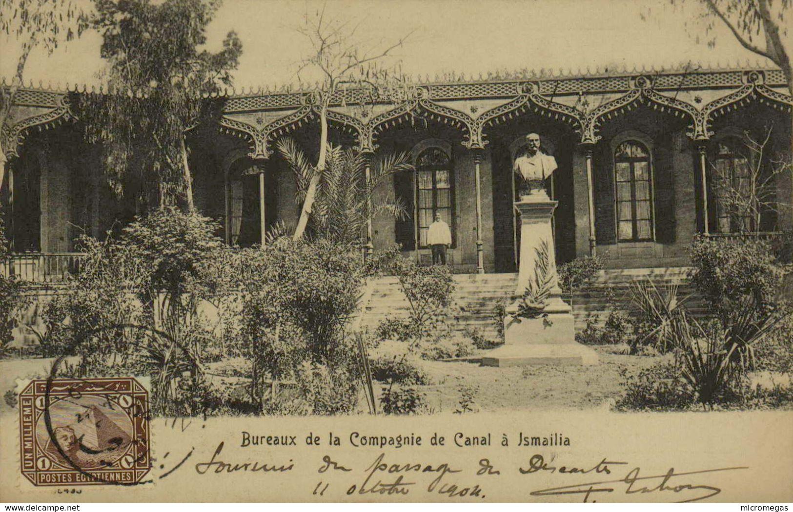 Égypte - ISMAÏLIA - Bureaux de la Compagnie de Canal à Ismaïlia