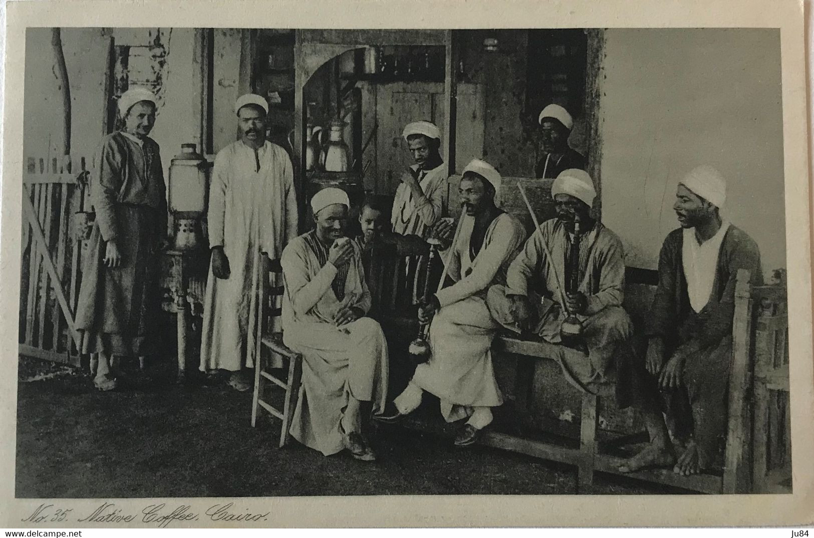 Egypte - Le Caire - Egypte - Native Coffee Cairo - Carte postale vierge