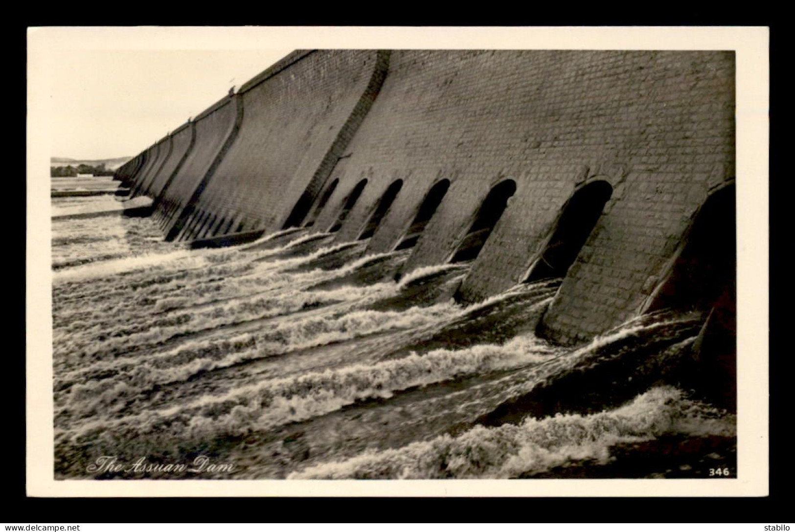 EGYPTE - LENHERT & LANDROCK N°346 - THE ASUAN DAM