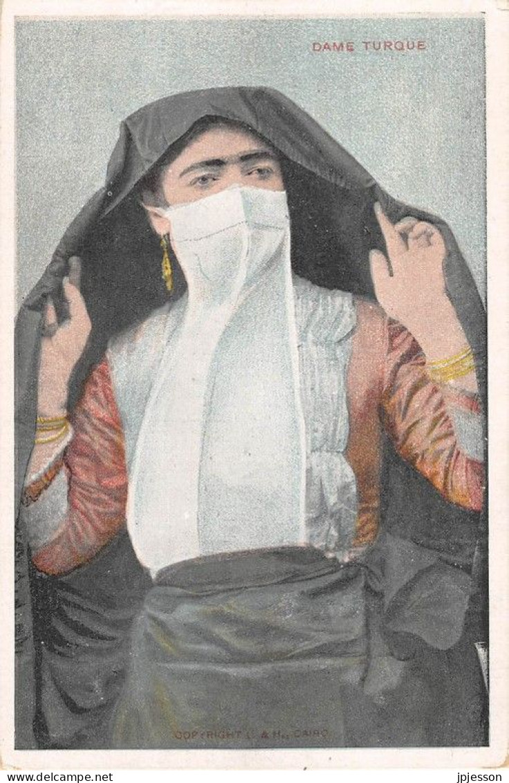 EGYPTE - PERSONNES - DAME TURQUE