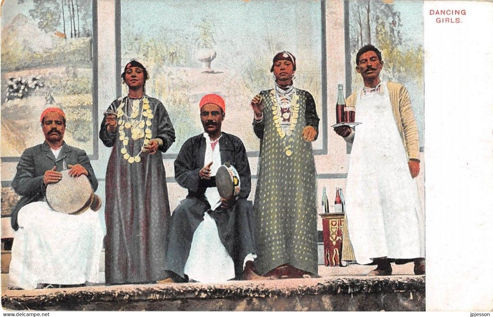 EGYPTE - PERSONNES - DANCING GIRLS