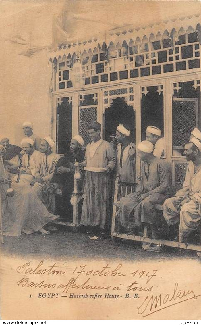 EGYPTE - PERSONNES - HASHISH COFFEE HOUSE