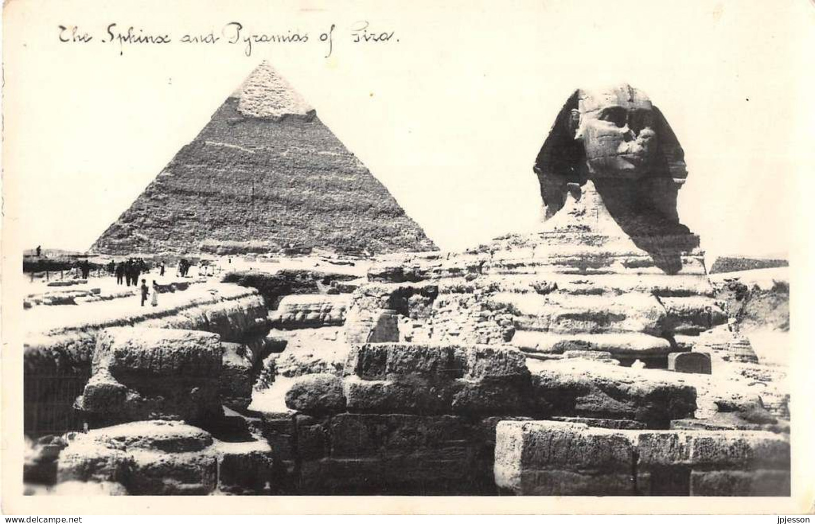 EGYPTE - SPHINX - THE SPHINX AND PYRAMIDS