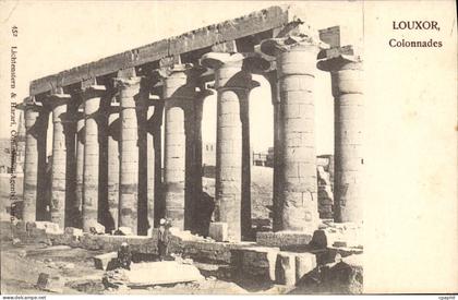 CPA Egypt Egypte Louxor Colonnades