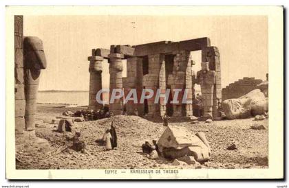 CPA Egypte Ramesseum De Thebes Egypt Egypte