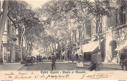 Egypt - CAIRO - El-Manakh street - Publ. Unknown