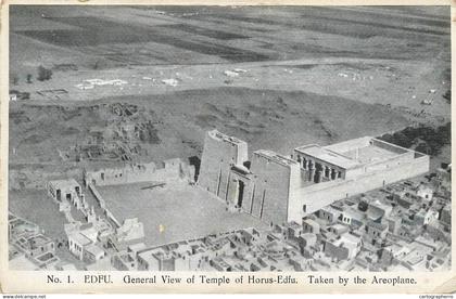 Postcard Egypt Edfu temple of Horus Edfu