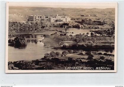 Egypt - ASWAN - Cataract Hotel - REAL PHOTO - Publ. unknown