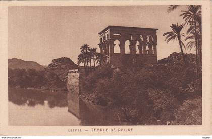 POSTAL DE EGIPTO DEL TEMPLE DE PHILOE (BRAUN & Cie)