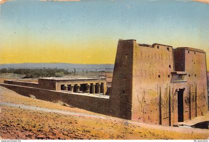 B272 Egypt Edfu The Temple of Horus General view vintage postcard