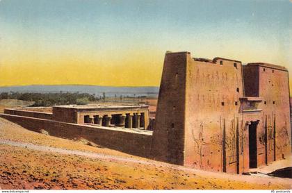 B272 Egypt Edfu The Temple of Horus General view vintage postcard