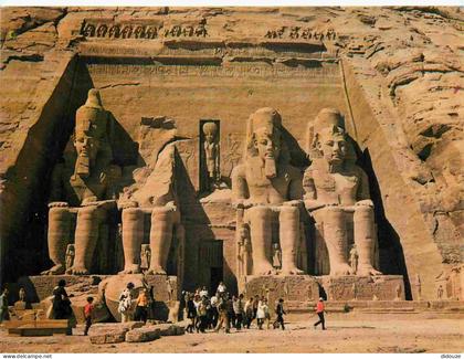 Carte Postale - Egypte - Abu-Simbel - The temple of Abu-Sembel - CPM - Voir Scans Recto-Verso