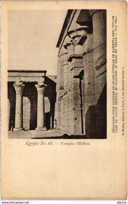 CPA EDFU Temple d'Edfou EGYPT (1325952)