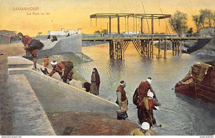 Egypt - DAMANHUR - The bridge on the Nile - Publ. Ephtimios Frères - Dr. Trenkler Co. Dam 6