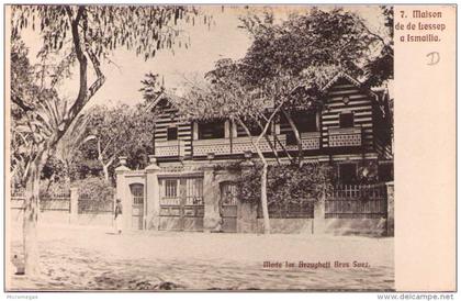 Maison de de Lessep à Ismailia