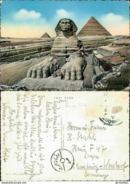 Kairo القاهرة Pyramiden, Great Sphinx of Giza, Pyramids 1960