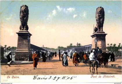 Kairo - Pont de Ghezireh