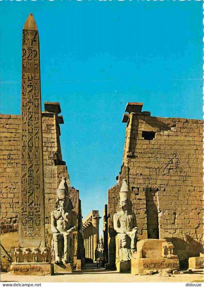 Carte Postale - Egypte - Louxor - Le pylône et l'obélisque - CPM - Voir Scans Recto-Verso