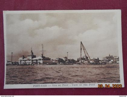 CPSM - Port-Saïd - Vue du Port