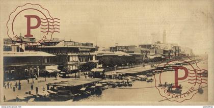EGIPTO. EGYPTE. EGYPT. RPPC. PORT SAID. LE QUAI. 15X7CM FOTOGRAFICA
